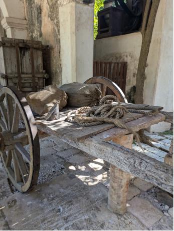 Cart with Rope, Henequen Fiber