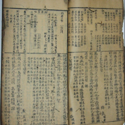 The knowledge of writing documents from a book published in the 19th century, owned by Fujian villagers.